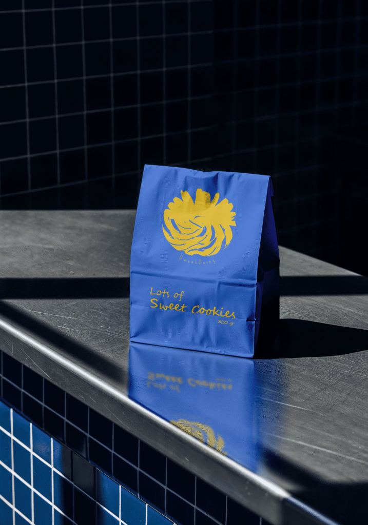 Logo on Take-Away Bag Design